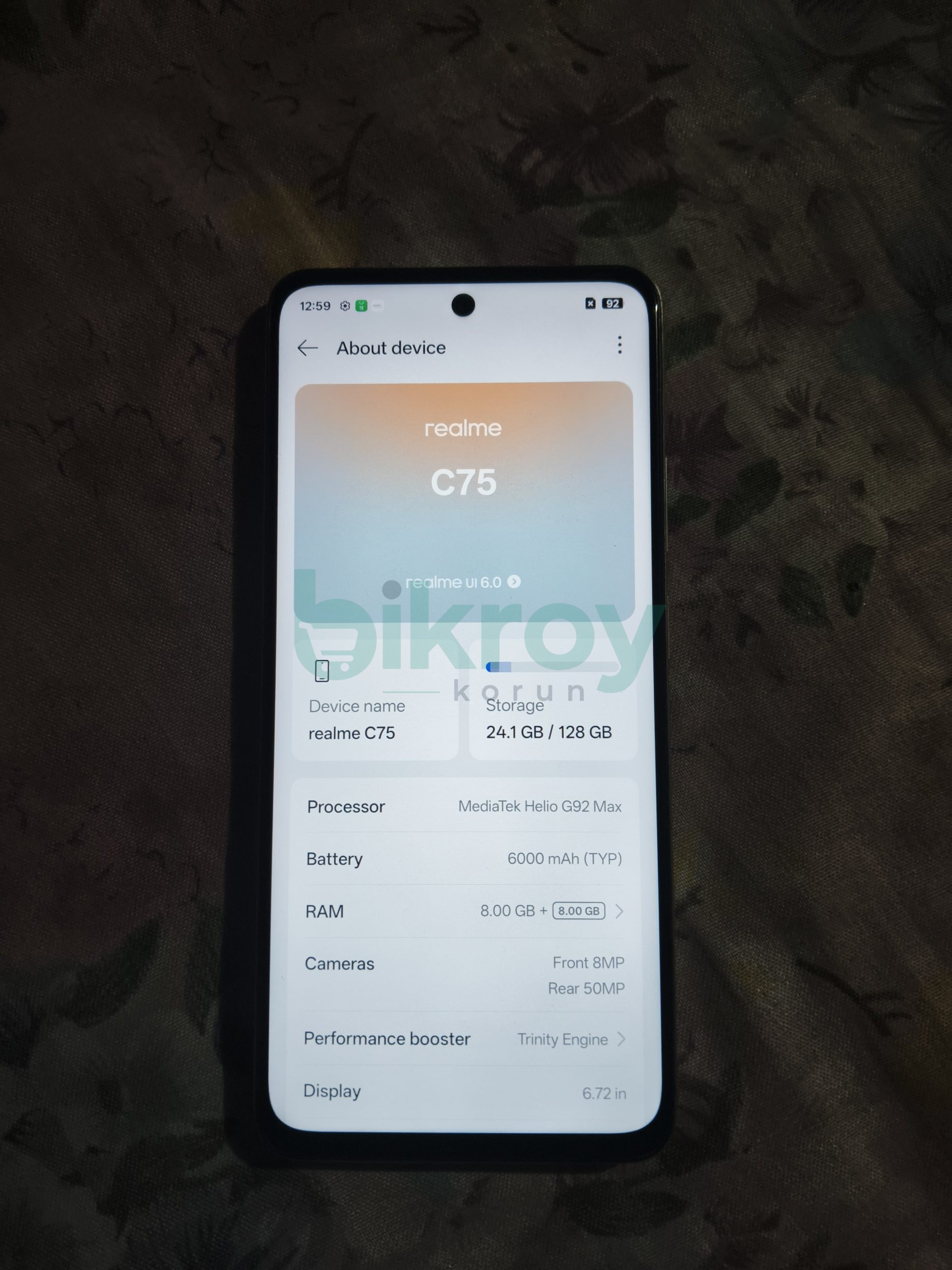 Realme c75
